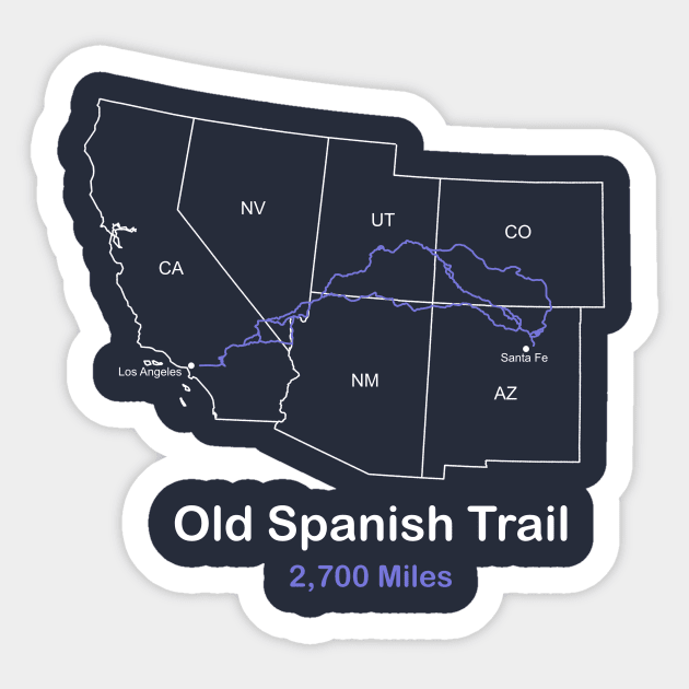 Old Spanish Trail Sticker by numpdog